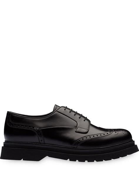 prada brogues|prada brogues farfetch.